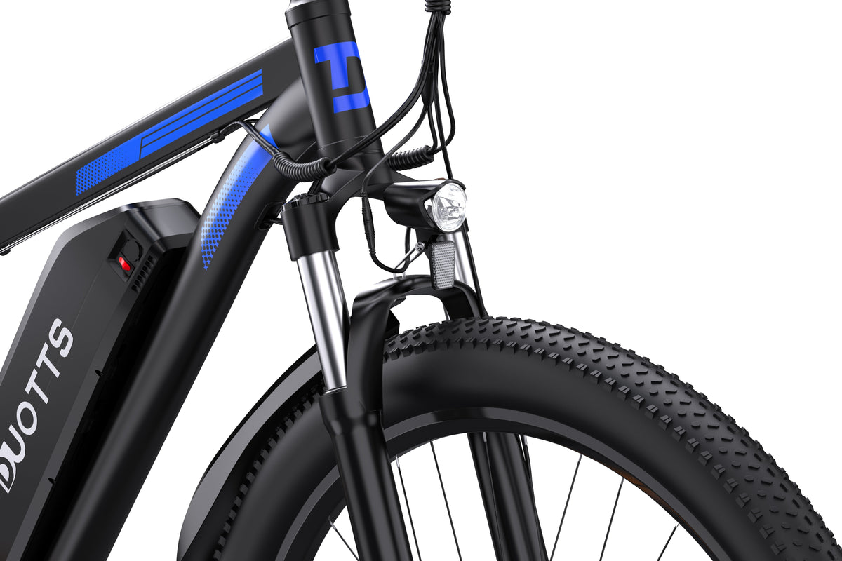 Electric Mountain Bike 750W Motor, 29-Inch Wheels, 48V Battery, Front Suspension