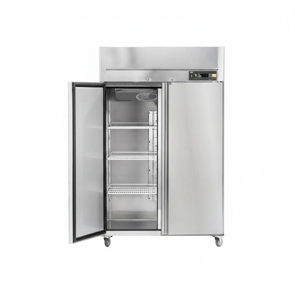 48" W Commercial Refrigerator Reach-In 36 Cu.Ft 2 Solid Door