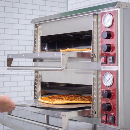 Commercial Oven, Double-Deck Countertop Electric Pizza/Bakery Oven