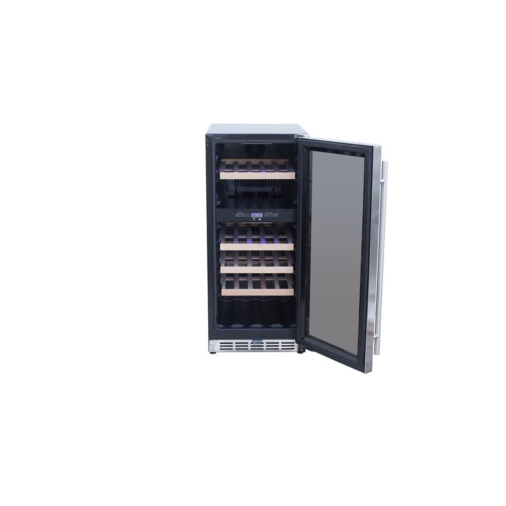 Summerset 15-Inch Dual-Zone Outdoor Wine Cooler