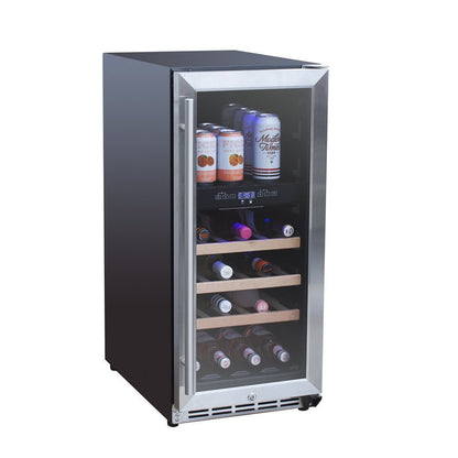 Summerset 15-Inch Dual-Zone Outdoor Wine Cooler