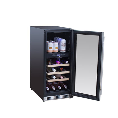 Summerset 15-Inch Dual-Zone Outdoor Wine Cooler