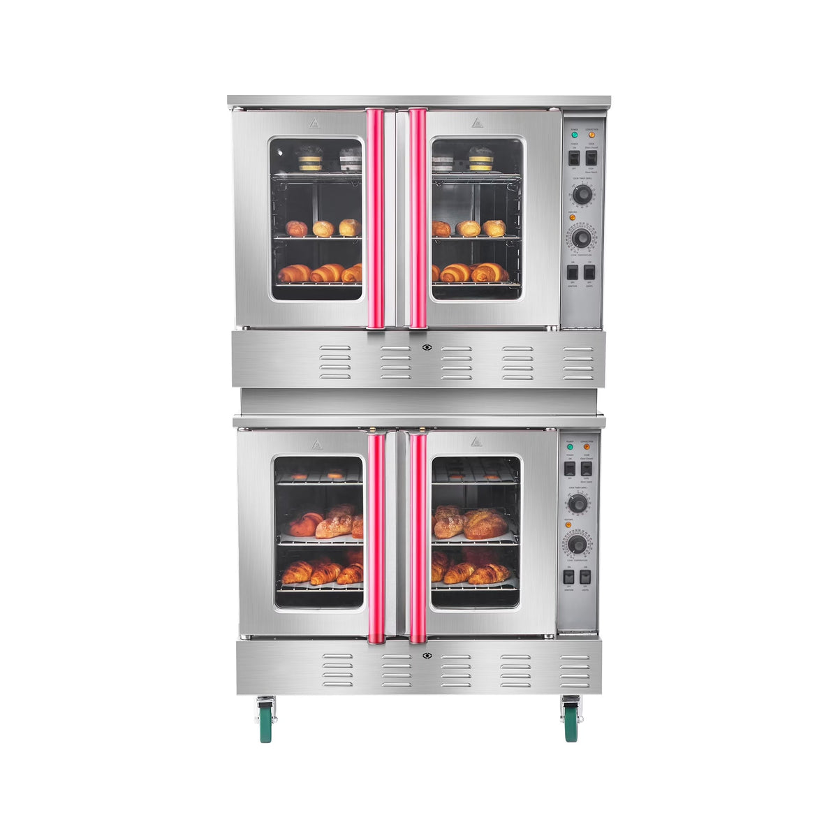 KFFKFF 14 Cu. Ft. Double-Deck Natural Gas Convection Oven