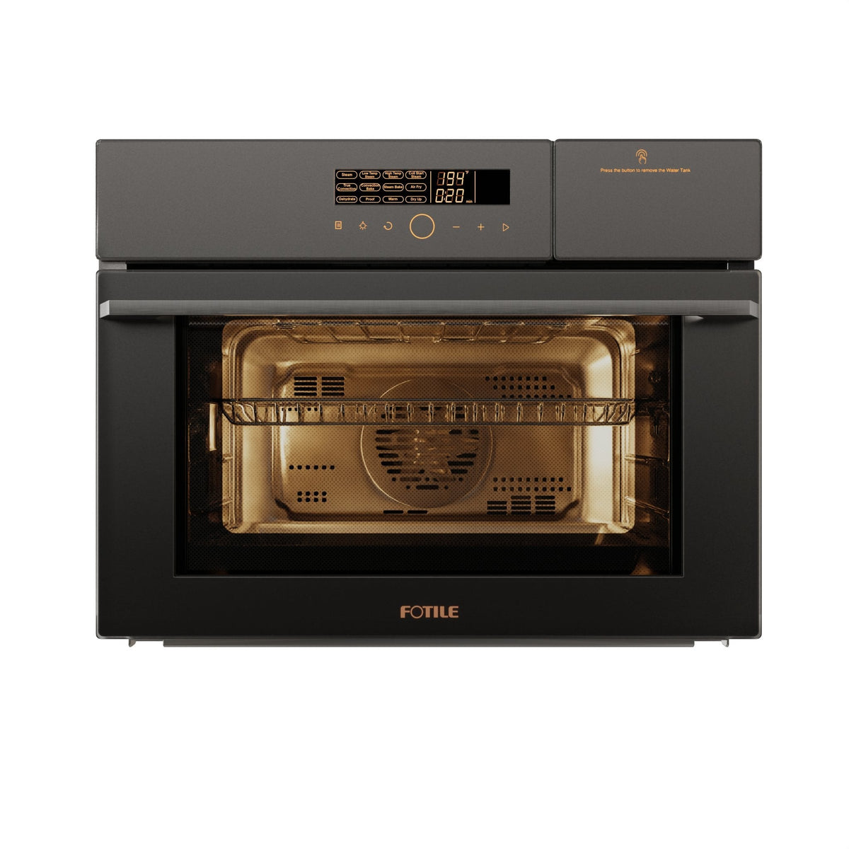 FOTILE HZK-TS1-Y 24-Inch Moonshadow Built-In Combi Oven