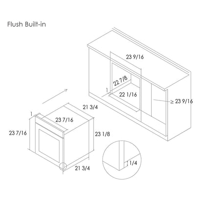 FOTILE 24" Built-In Convection Oven | KSS7002A