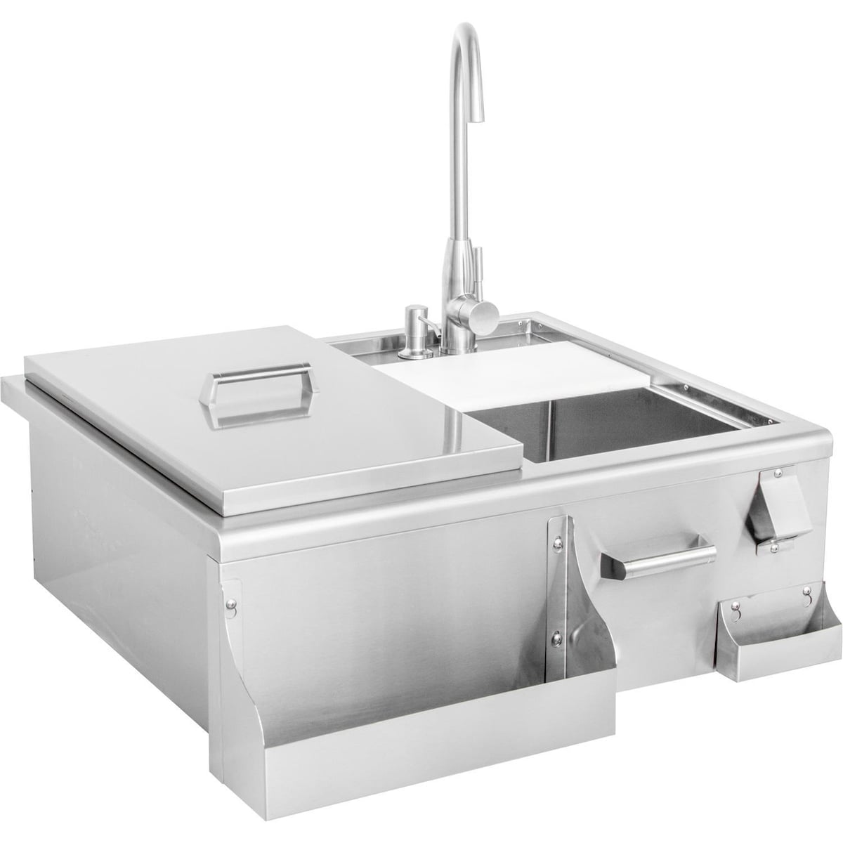 Blaze 30-Inch Outdoor Beverage Center with Sink & Ice Bin