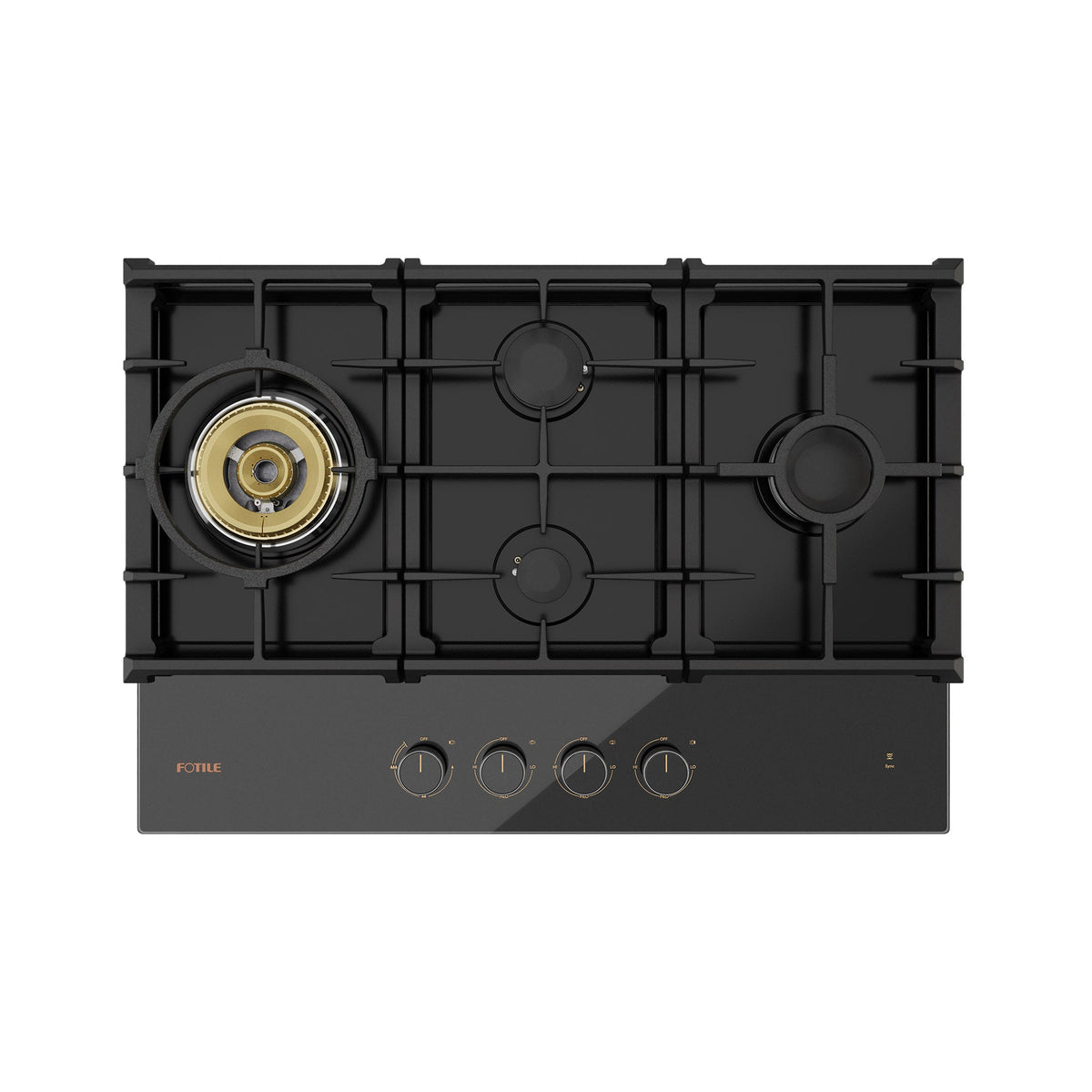 FOTILE GLG30401 30-Inch 4-Burner Tri-Ring Gas Cooktop