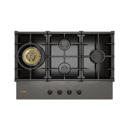 FOTILE GLG30401-Y 30-Inch 4-Burner Moonshadow Gas Cooktop