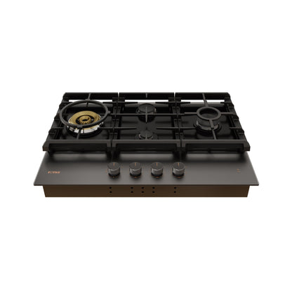 FOTILE GLG30401-Y 30-Inch 4-Burner Moonshadow Gas Cooktop
