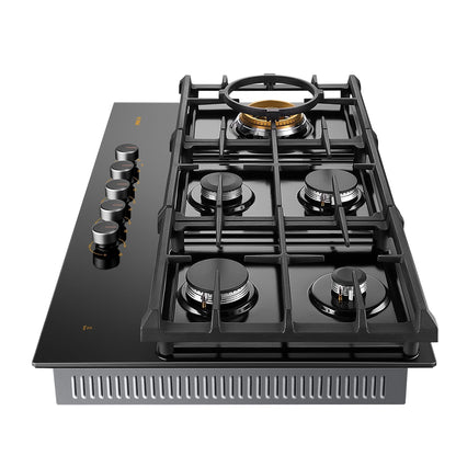 FOTILE GLG36501 36-Inch 5-Burner Tri-Ring Gas Cooktop