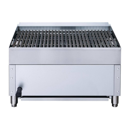 24 In. NSF Commercial Heavy-Duty Countertop Radiant Charbroiler in Stainless Steel