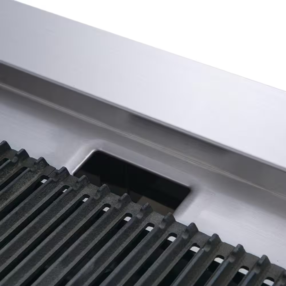 24 In. NSF Commercial Heavy-Duty Countertop Radiant Charbroiler in Stainless Steel