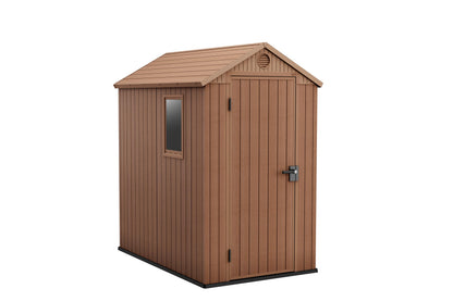 Large Outdoor Garden Storage Shed Weather Resistant Resin Double Door