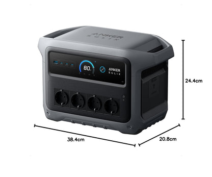 Anker SOLIX C1000 Gen 2 with AC charging cable, 2000W 1024Wh Power Station