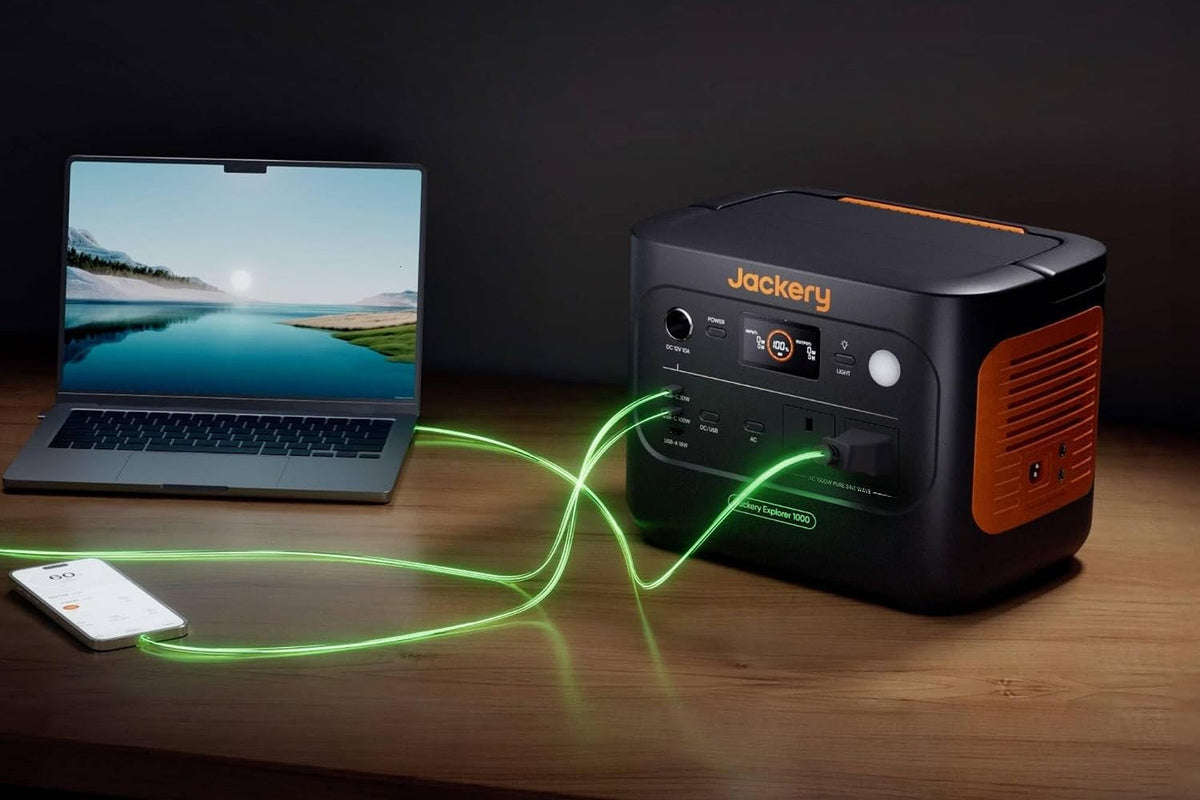 1070Wh Portable Power Station 1500W LiFePO4 Battery with Fast Charging & App Control