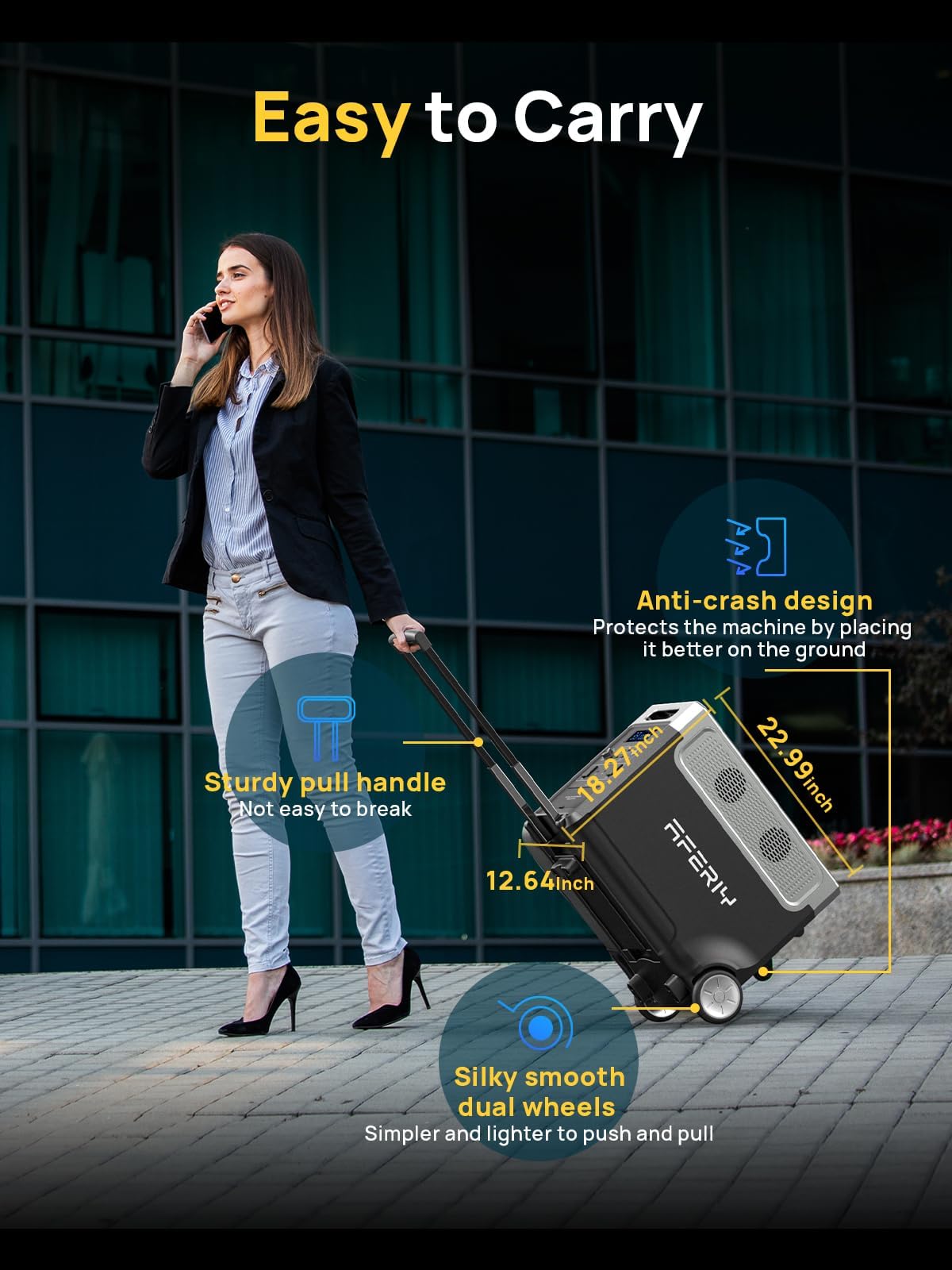 3840Wh Portable Power Station 3600W LiFePO4 Solar Generator