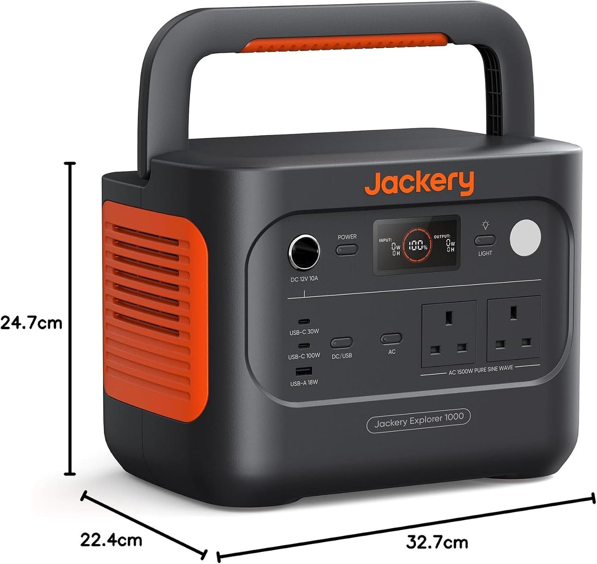 1070Wh Portable Power Station 1500W LiFePO4 Battery with Fast Charging & App Control