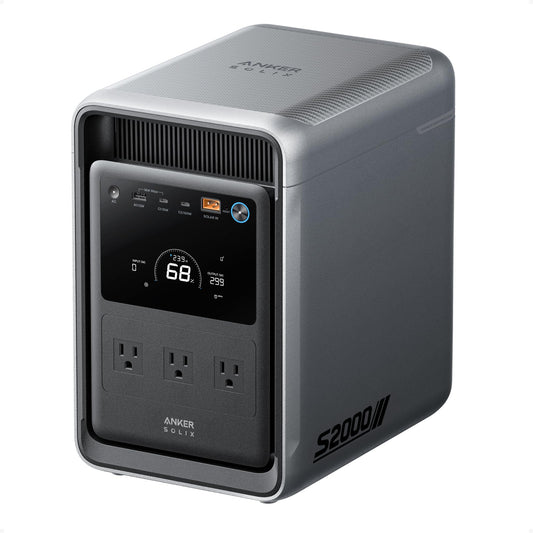 1500W Portable Power Station 2kWh LFP Battery Backup