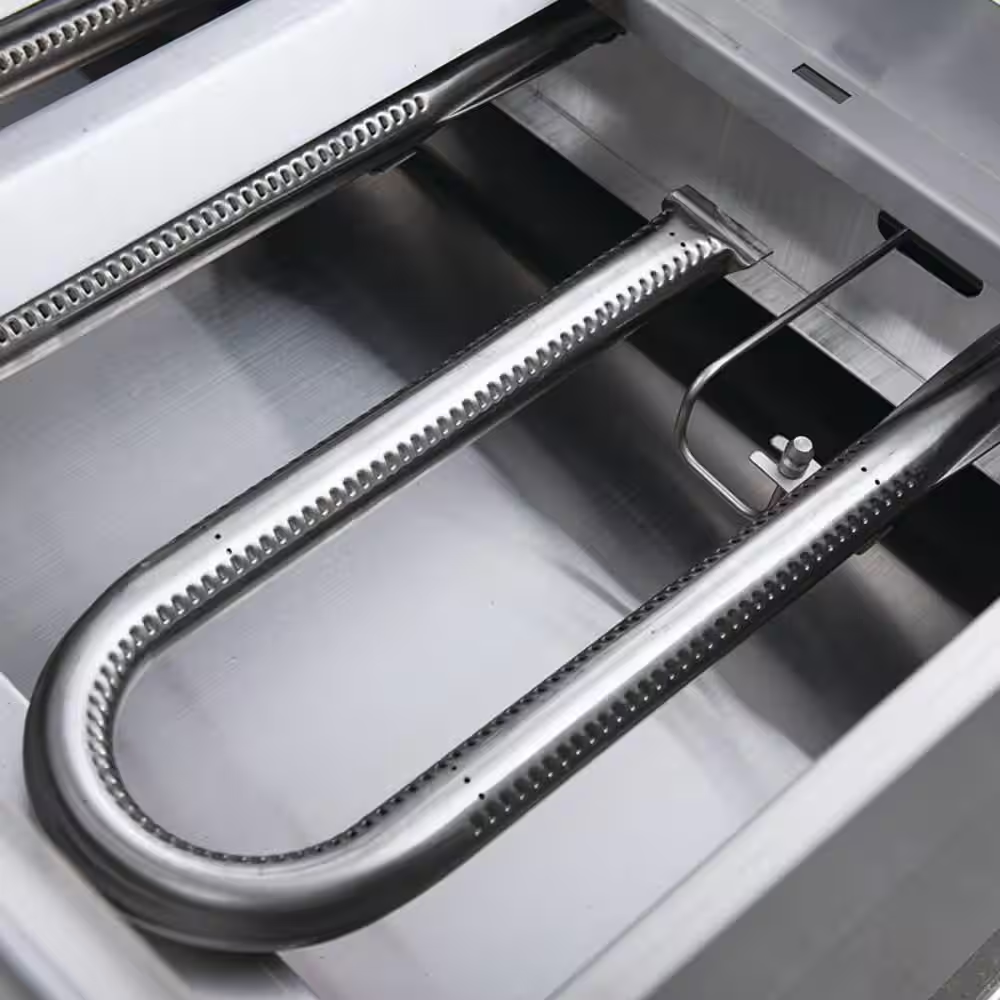 24 In. NSF Commercial Heavy-Duty Countertop Radiant Charbroiler in Stainless Steel