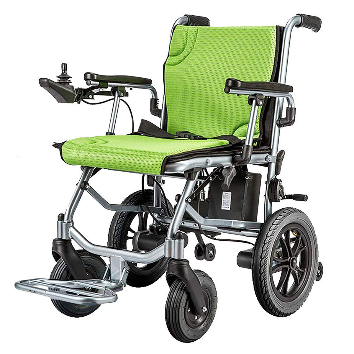 Lightweight Folding Electric Wheelchair with Dual Motor and Adjustable Controller