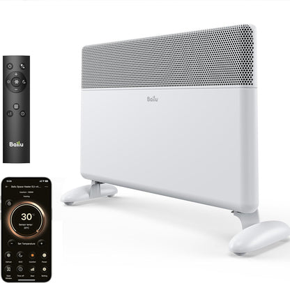 Ballu 2000W Smart WiFi Electric Panel Heater Wall Mounted & Freestanding