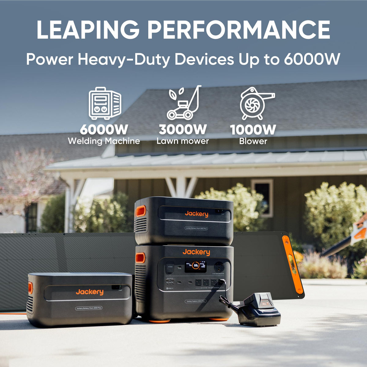2000W Portable Power Station 2042Wh LiFePO4 Battery Backup
