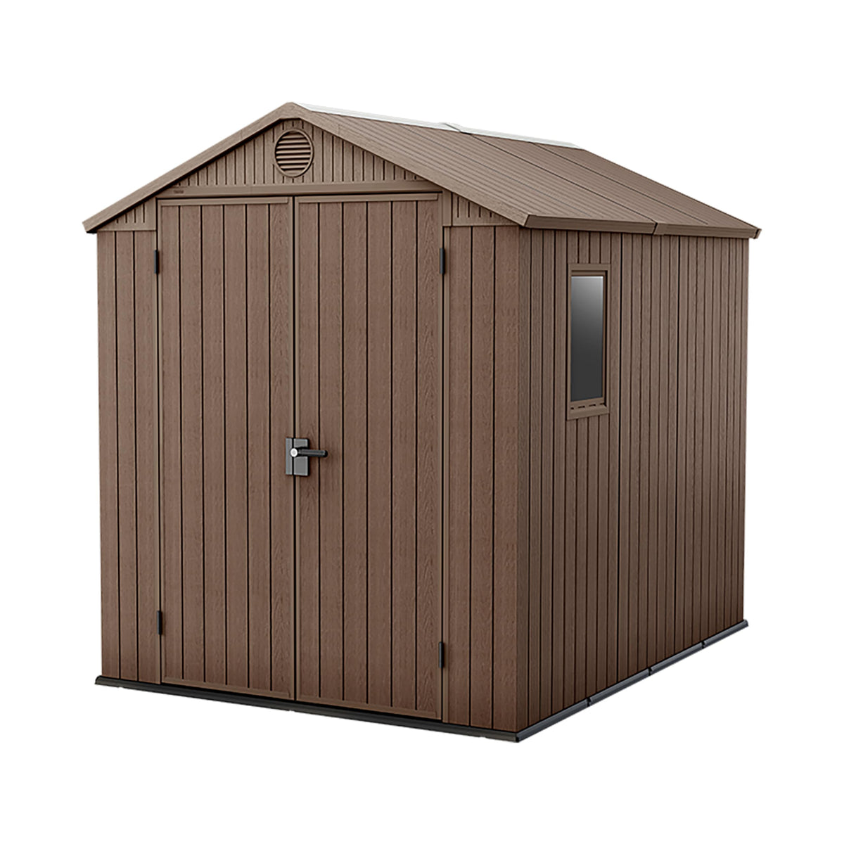Large Outdoor Garden Storage Shed Weather Resistant Resin Double Door