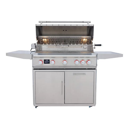 Blaze LTE PRO 40-Inch 5-Burner Freestanding Gas Grill with Digital Controls