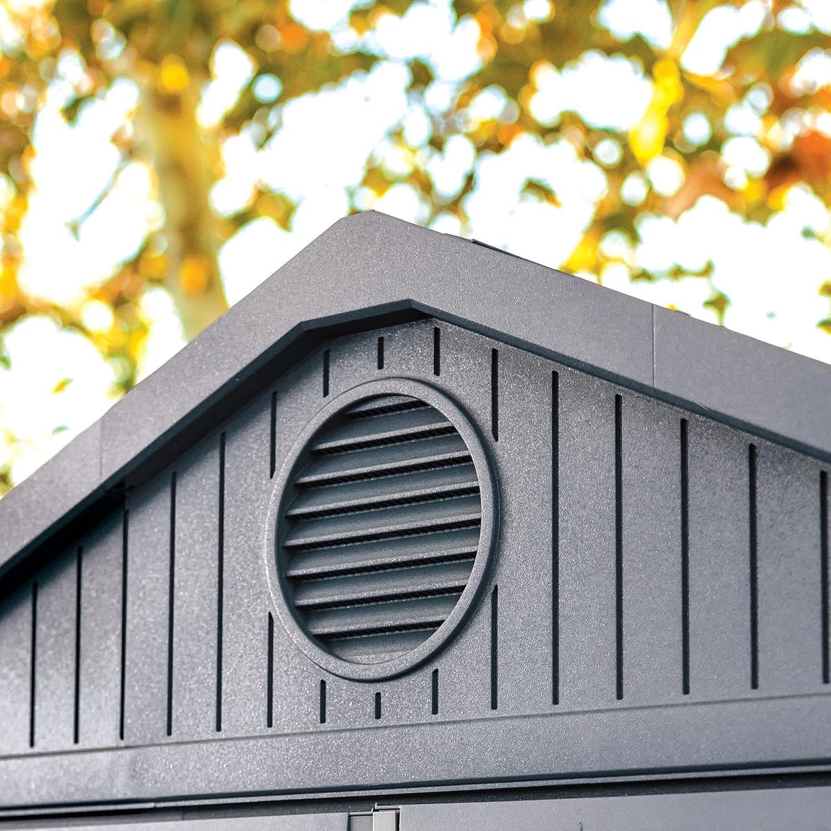 Large Outdoor Garden Storage Shed Weather Resistant Resin Double Door