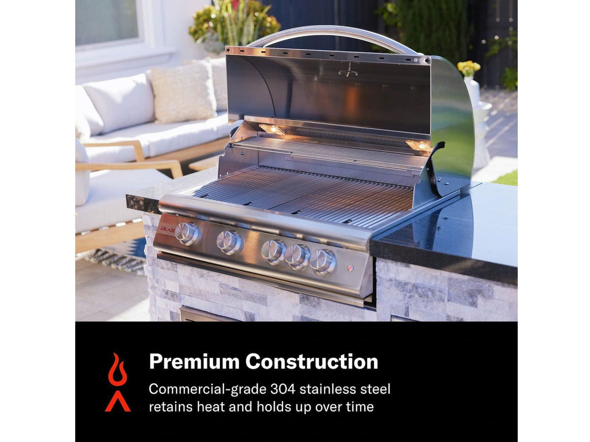 Blaze LTE+ 32-Inch Built-In Gas Grill with Rear Infrared Burner