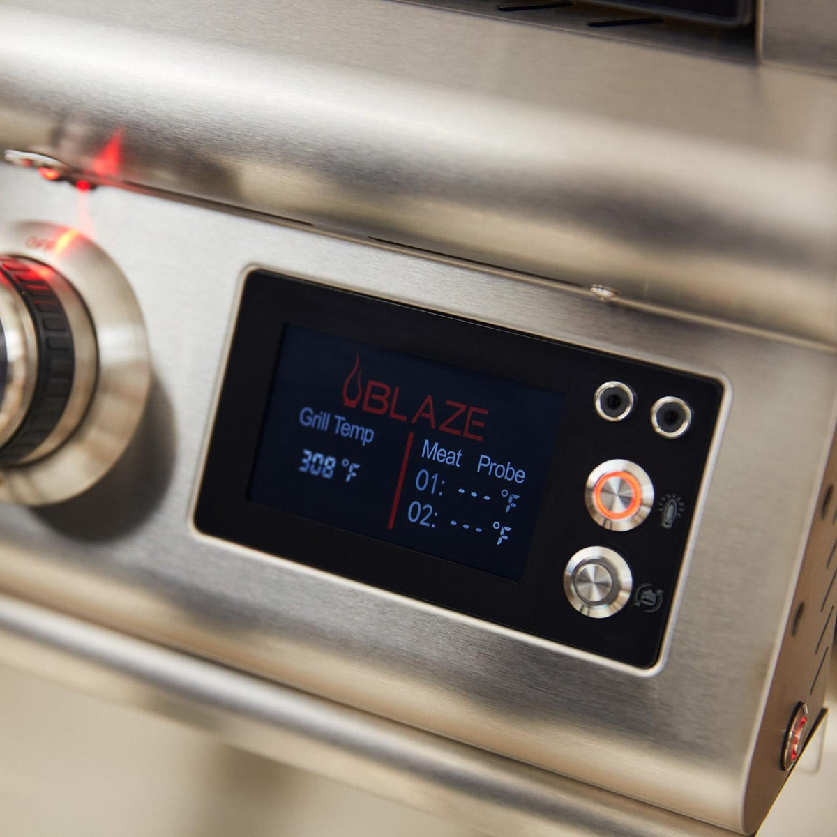 Blaze 26-Inch Countertop Outdoor Oven with Bluetooth Probes & Rotisserie