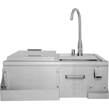 Blaze 30-Inch Outdoor Beverage Center with Sink & Ice Bin