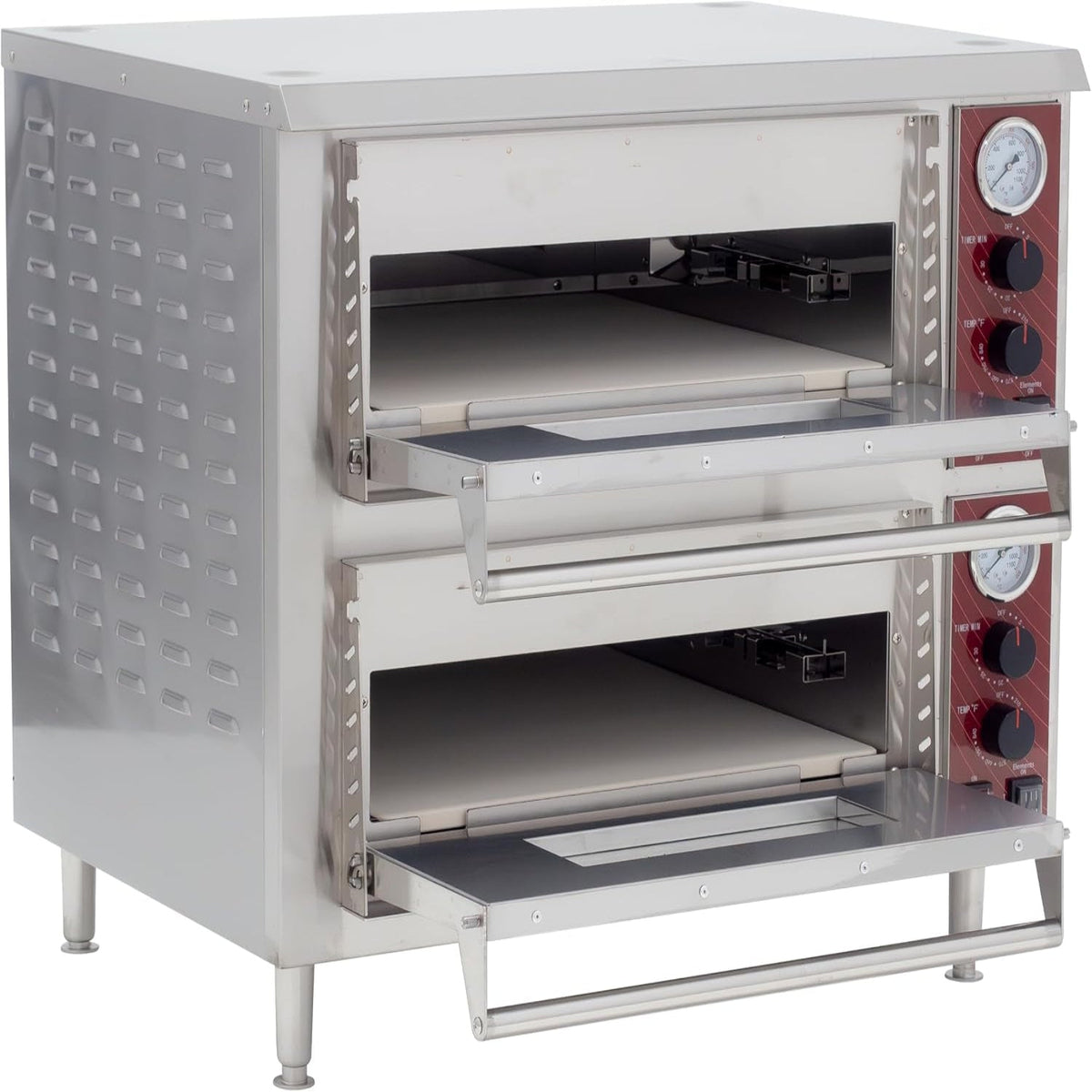 Commercial Oven, Double-Deck Countertop Electric Pizza/Bakery Oven