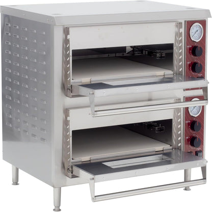 Commercial Oven, Double-Deck Countertop Electric Pizza/Bakery Oven