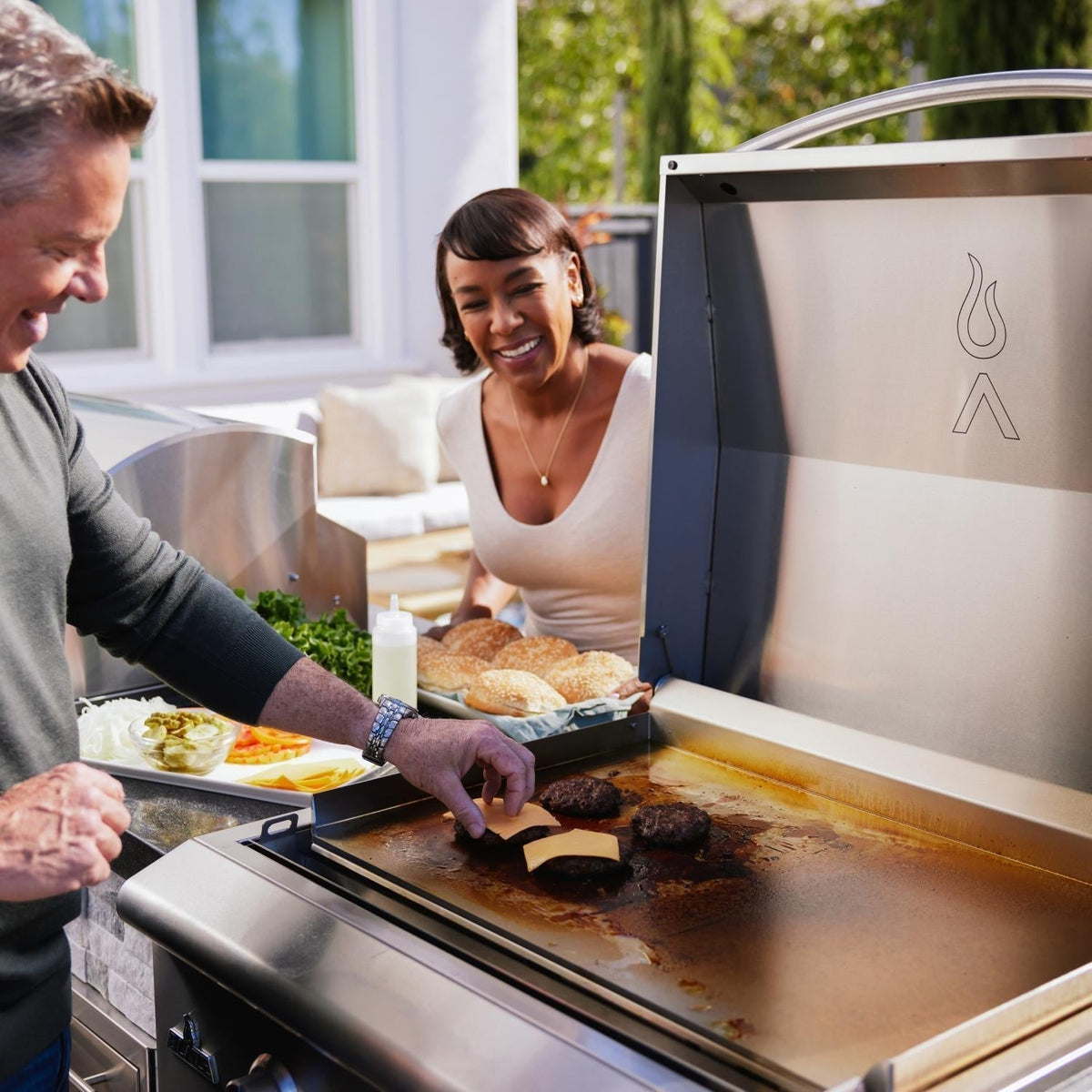 Blaze LTE+ 30-Inch Built-In Gas Griddle with Lift-Assist Hood