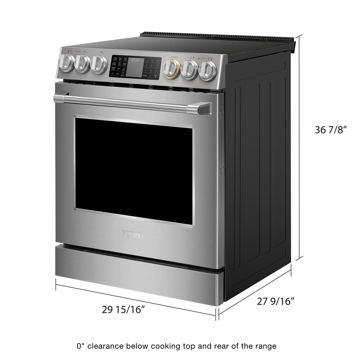FOTILE FreshBake™ 30" Slide-In Electric Range | RES30552
