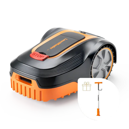 Robotic Lawn Mower for Gardens Up to 800m² with Auto-Charging Station, Boundary Wire & Rain Sensor