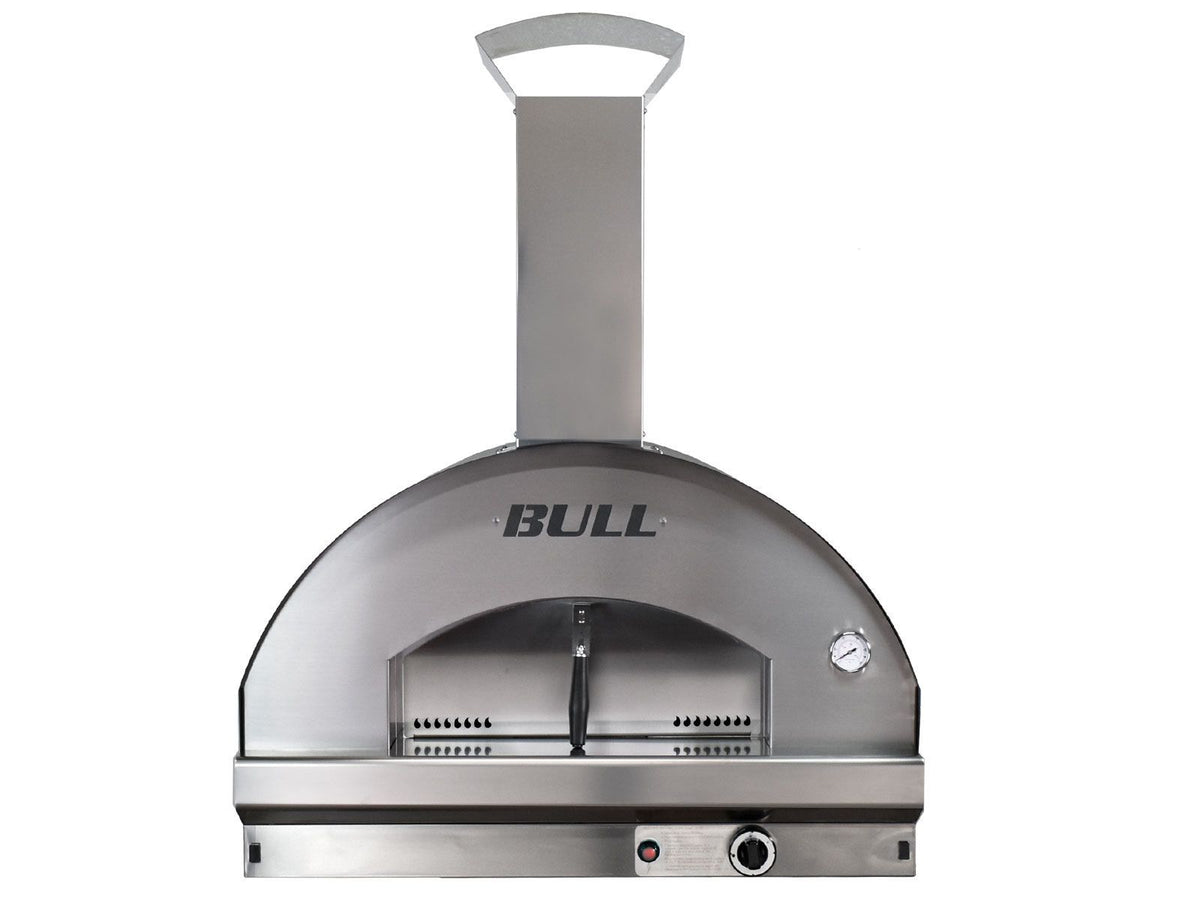 Bull Italian-Made Gas Pizza Oven with Chimney